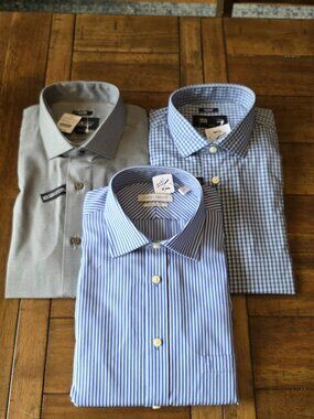 Men's Dress Shirt Bundle (Three) NWT 16 34/35